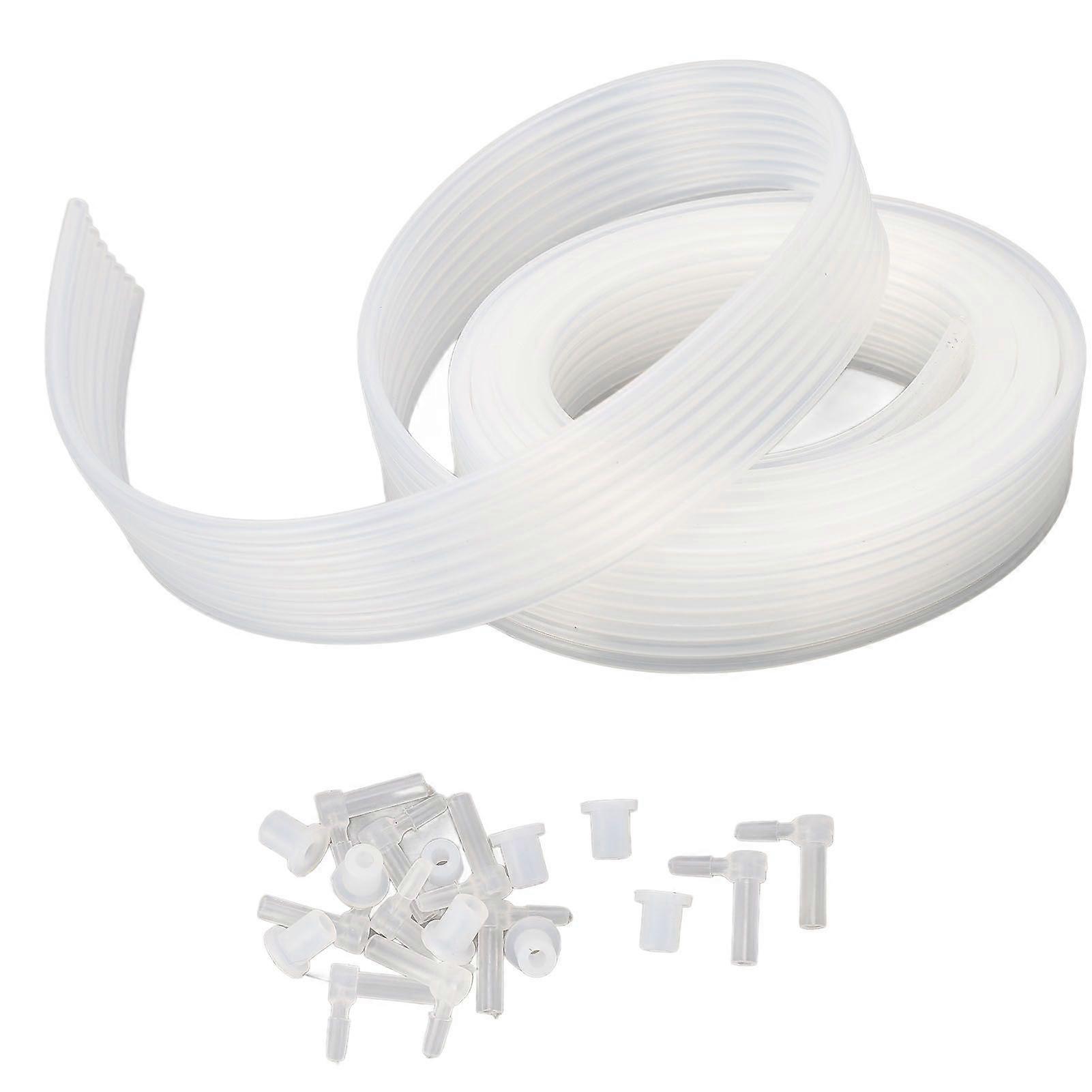 2025 Latest Model  8 Rows UV Printer Cartridge Flexible Ink Tube Translucent