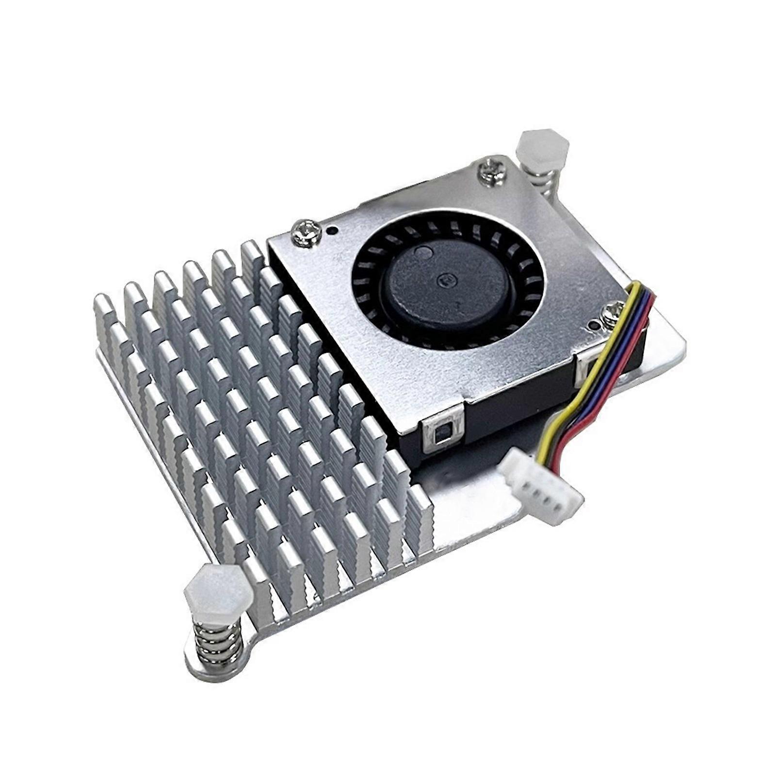 forRaspberryPi Active Cooler Speed Adjustable Fan Metal Cooling Heatsinks Radiator for RaspberryPi5 Board Cooler