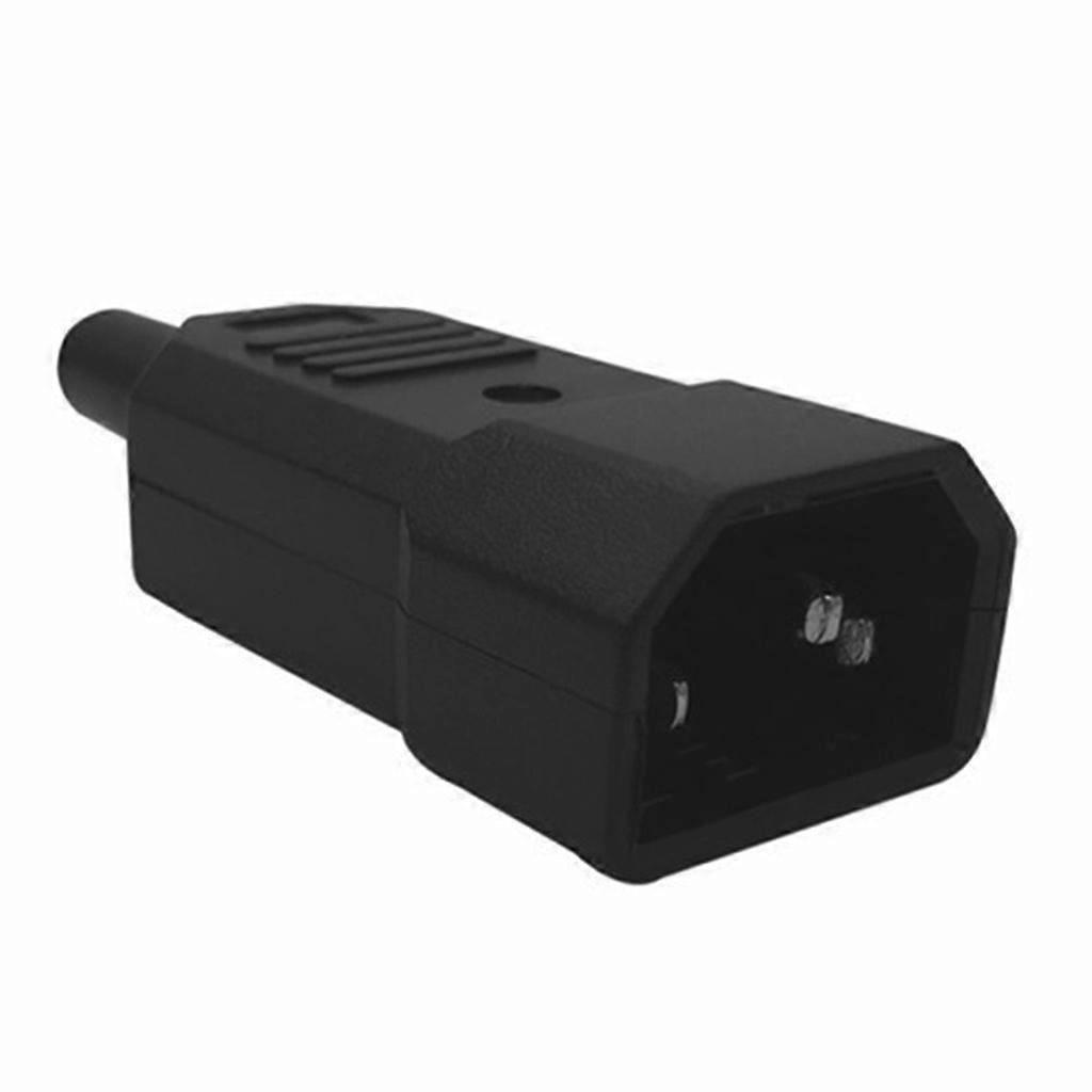 Detachable Electrical Power Plug Dismantling IEC 320 C14 Male Plug Rewirable Power Connector Socket AC Power Adapter
