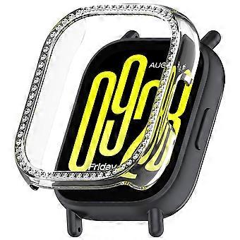 Per Xiaomi Redmi Watch 5 Orologio Trasparente Attivo Cassa Strass Decorativo Design Cavo PC Orologio Copertura