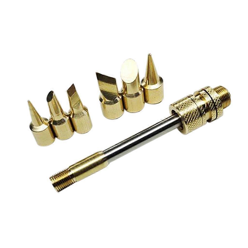 20-100W Electric Soldering iron Tip Replaceable Parts Solder iron Tip Welding Tools Cutter for head Horseshoe Pointed Go Multicolor