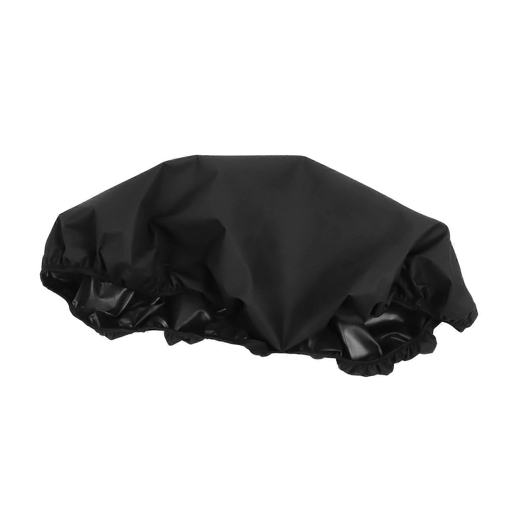 Fire pit cover Gas fire protection cover for patio faux furniture Baby Oxford fabric Black