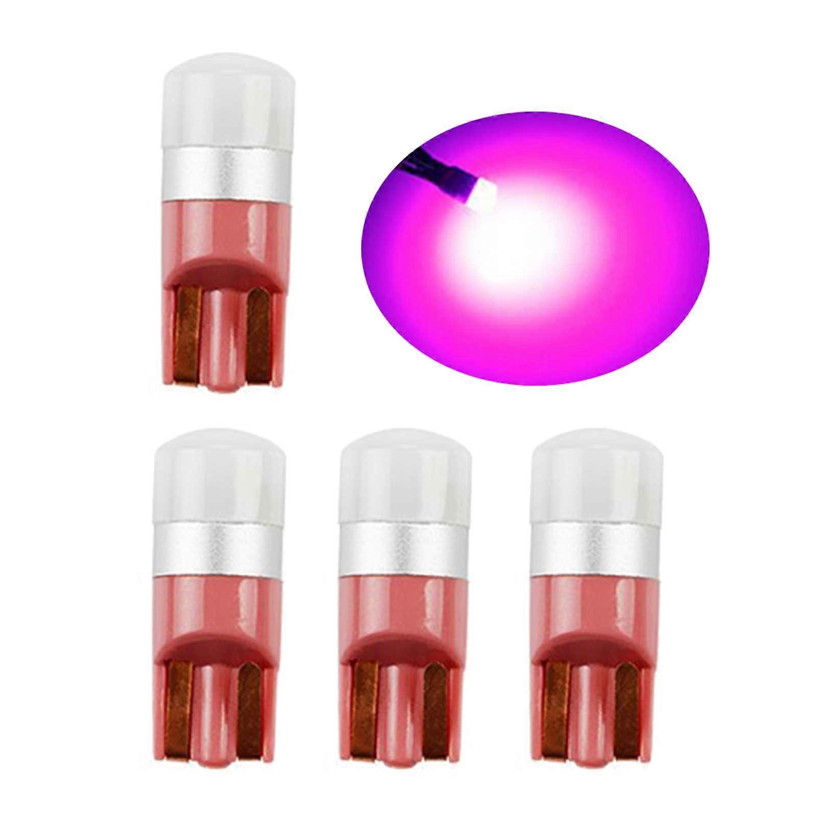 4Pcs Universal Car Dome Light High Brightness 3030 1SMD T10 LED Bulb Replacement Easy to Install LED Bulbs