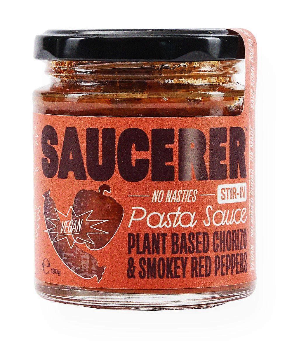 The Saucerer Plant Based Chorizo & Red Peppers 190g