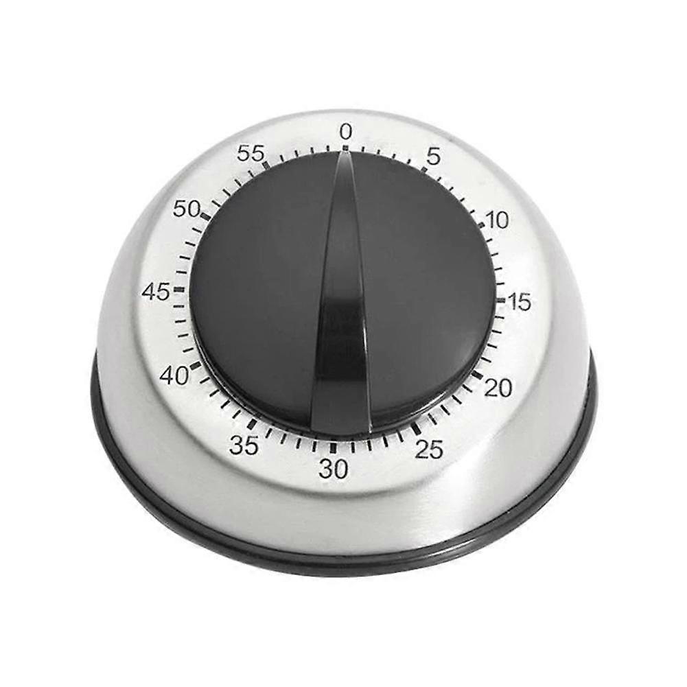 Picture color (A) $T803 household stainless steel round table mechanical timer kitchen soup timer study work efficiency timer
