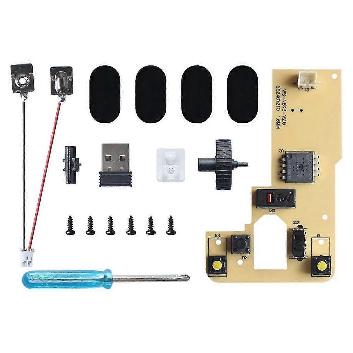 For Bambu Lab 3D Printing Wireless Mouse DIY Creative Model 3D Printer Parts Computer Parts