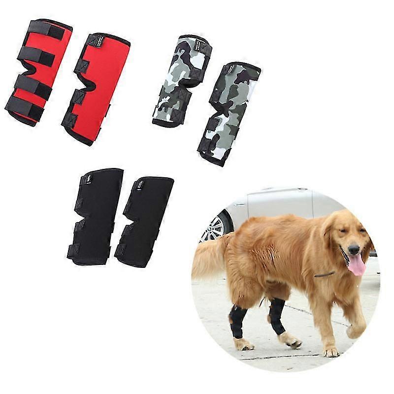 Pet Knee Pads With Support Bars Dog Leg Guards Dog Legs Pet Protector Dog Surgery Injury Cover