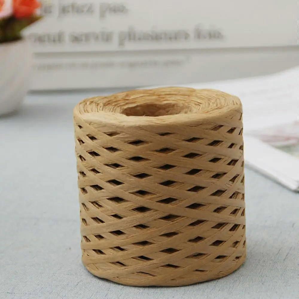 200m Eco-Friendly Toilet Paper Yarn, Crafting Twine for Crochet, Summer Hat Making, Durable String for DIY Projects