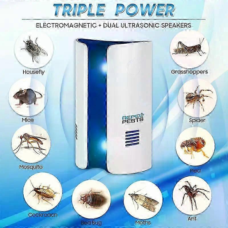 Bread Type Multi-functional Ultrasonic Electronic Repeller Repels Mice Bed Bugs Mosquitoes Mosquito Repellent Home