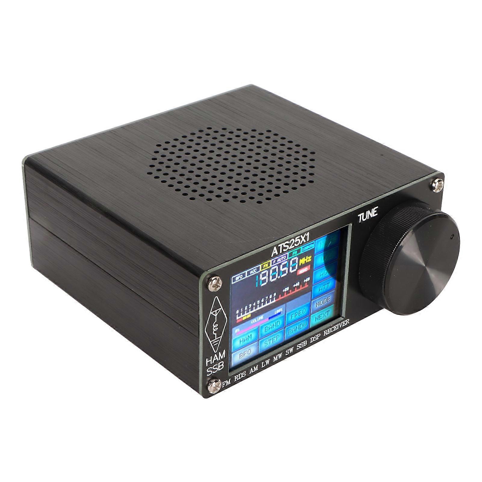 ATS25X1 Si4732 Radio Receiver Full Band FM LW MW SW SSB 2.4in Color Touchscreen 3000mAh Battery DSP Receiver