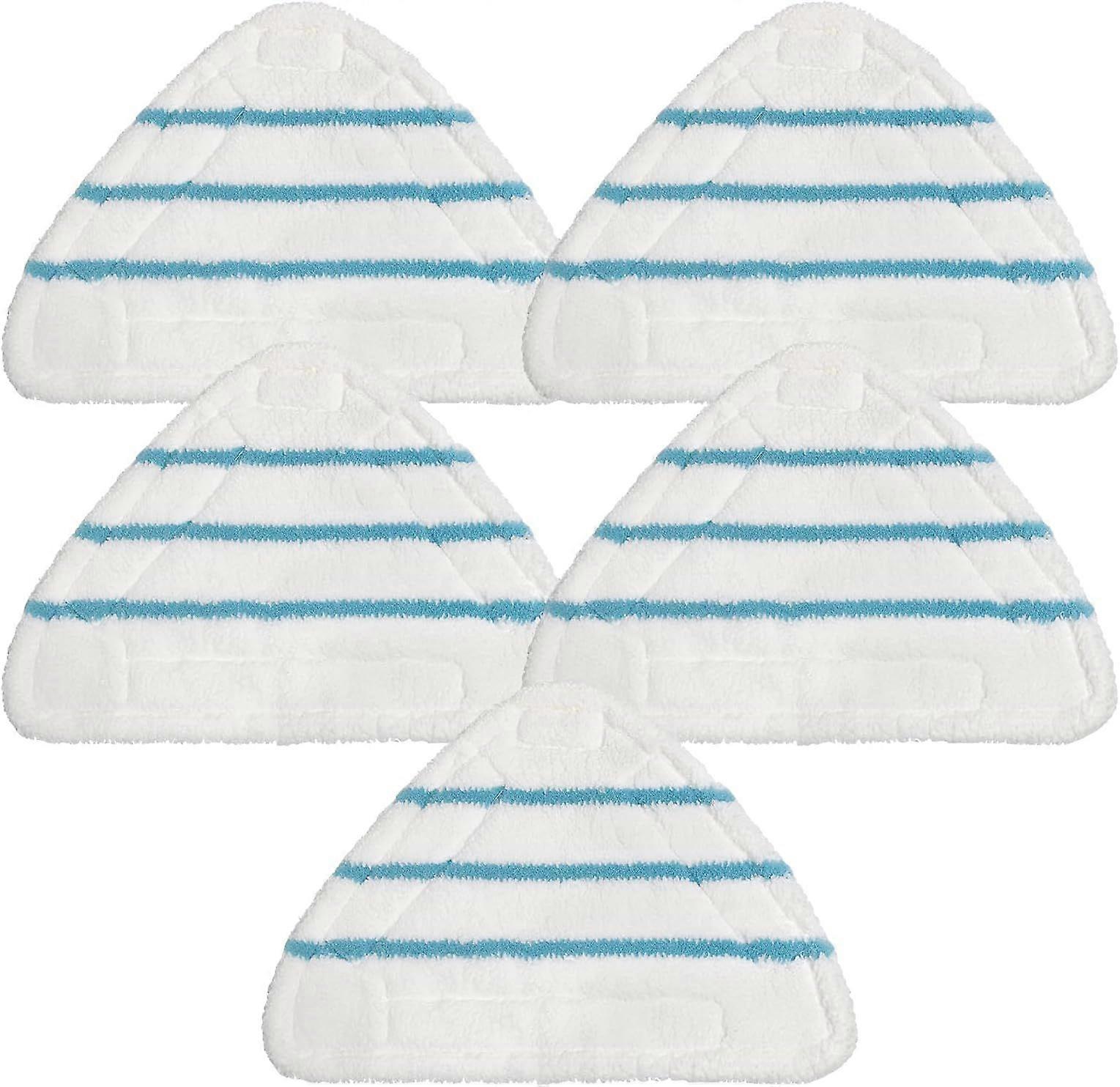 5pcs Microfiber Cleaning Pads Steam Mops Triangular Replacement Mop Steam Mops Accessories Washable