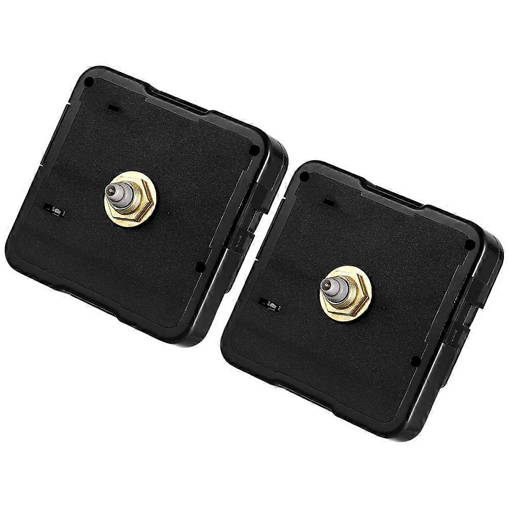 Movement For Clock Clock Making Parts Diy Clock Movement Black ABS For Clock Making 2Pack