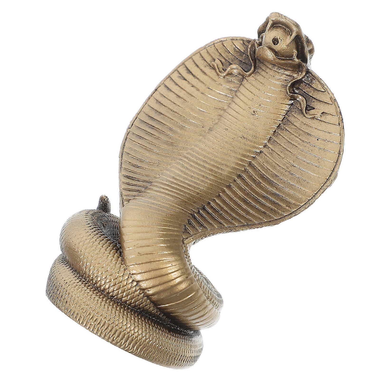 Lucky Snake Figurine Chinese New Year Statue Artistic Craftsmanship present Collectors 7.60X4.50X3.60CM 1Set