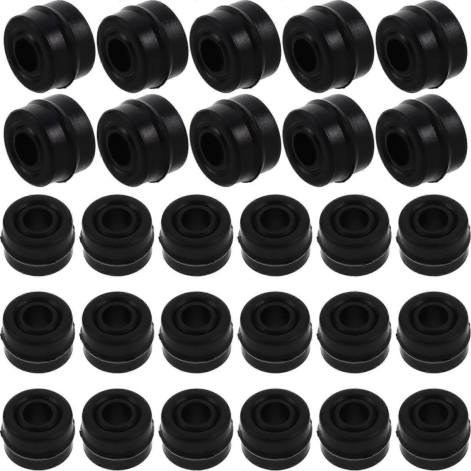 Seal Washers Universal Rubber Gasket Seal Kit Car Opener Vehicle Maintenance Parts Black 1.00X1.00X0.70cm Prevent Leaks 50Pcs