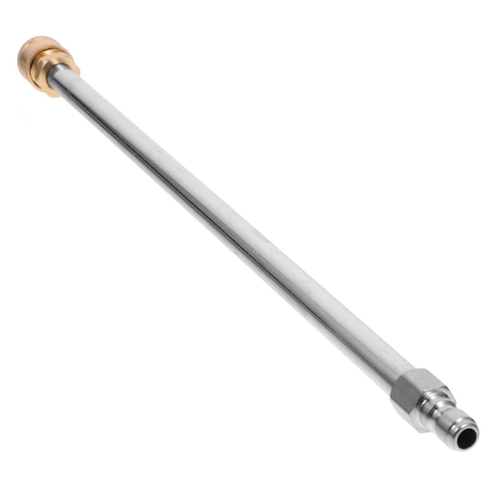 Stainless Steel Pressure Washer Extension Rod with Quick Connector for Durable, High Strength Car Washing and Enhanced Cleaning Coverage