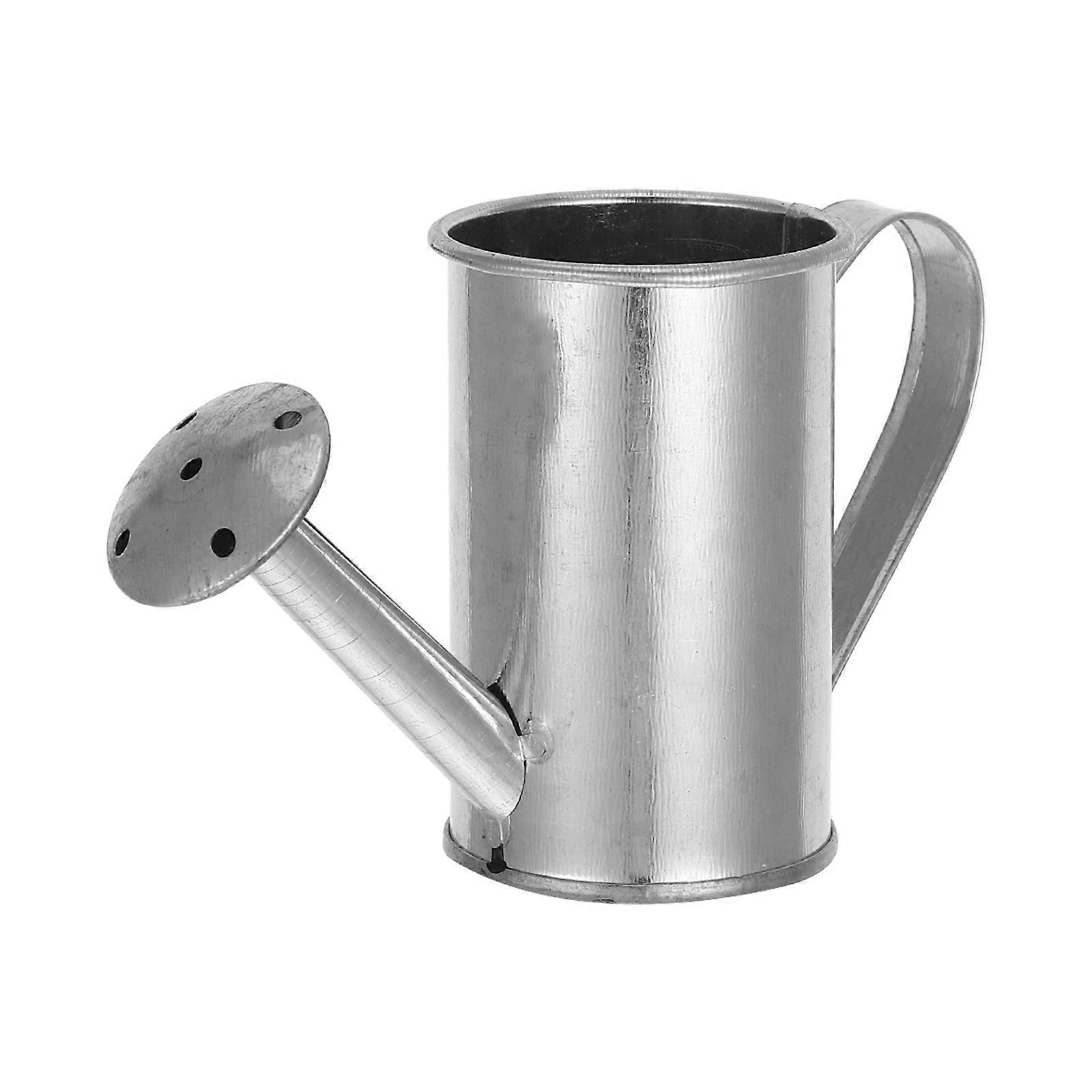 Vintage Galvanized Metal Watering Can with Long Spout for Indoor and Outdoor Use – Leak Resistant Garden Tool for Effortless Plant Care