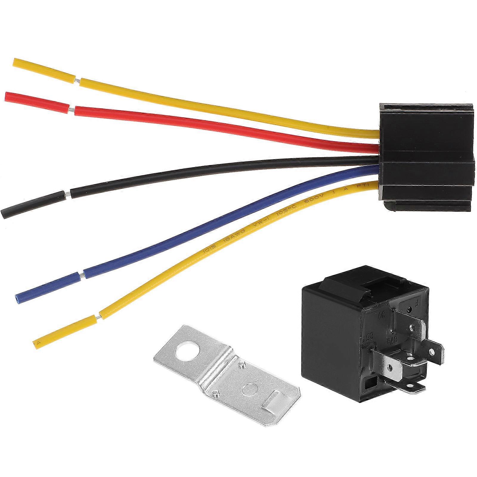 Auto Relay 5Pcs Mini Relay 12V 40a for Car Control Functions