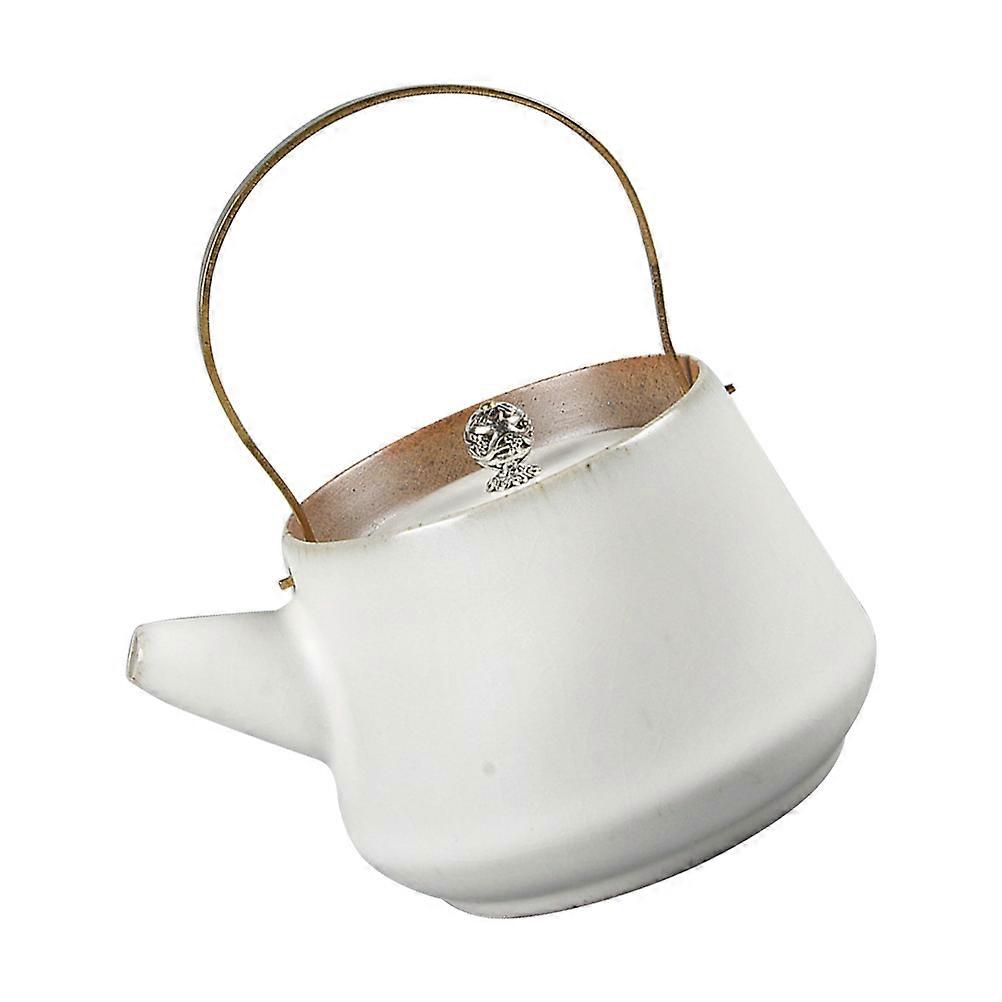 Ceramic Elegant Tea Kettle Leisure Time Tea Brewing 13x11cm 1Set