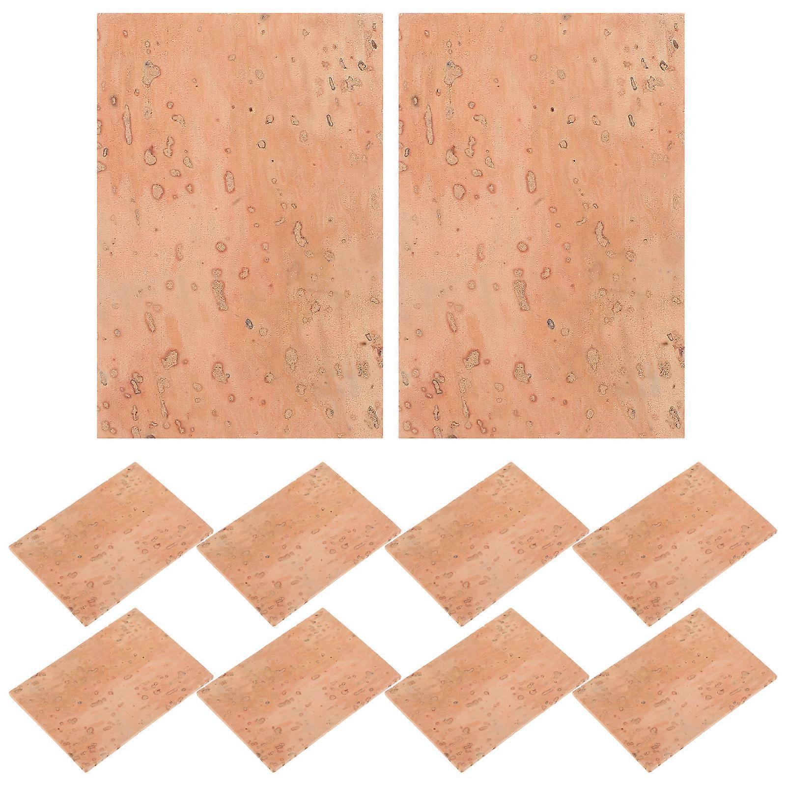 Neck Joint Cork Sheet Instrument for Performance Personal Users 60x40mm Replace Old Sheet 10Pcs