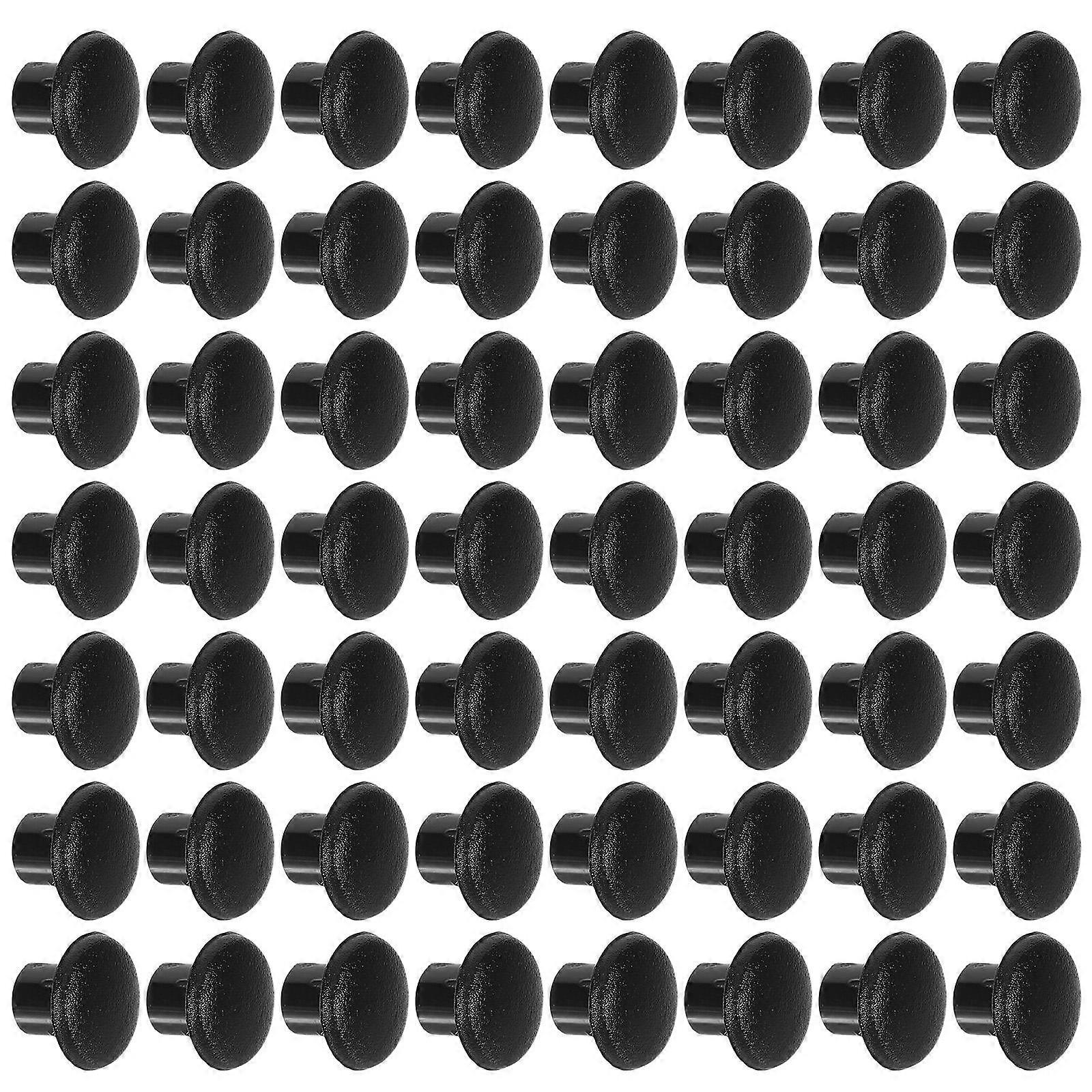 Screw Hole Plugs White Plastic End Caps For Home Maintenance Renovation Projects Elegant Design 0.3X0.3X0.2in Cover Screw Holes 500Pack