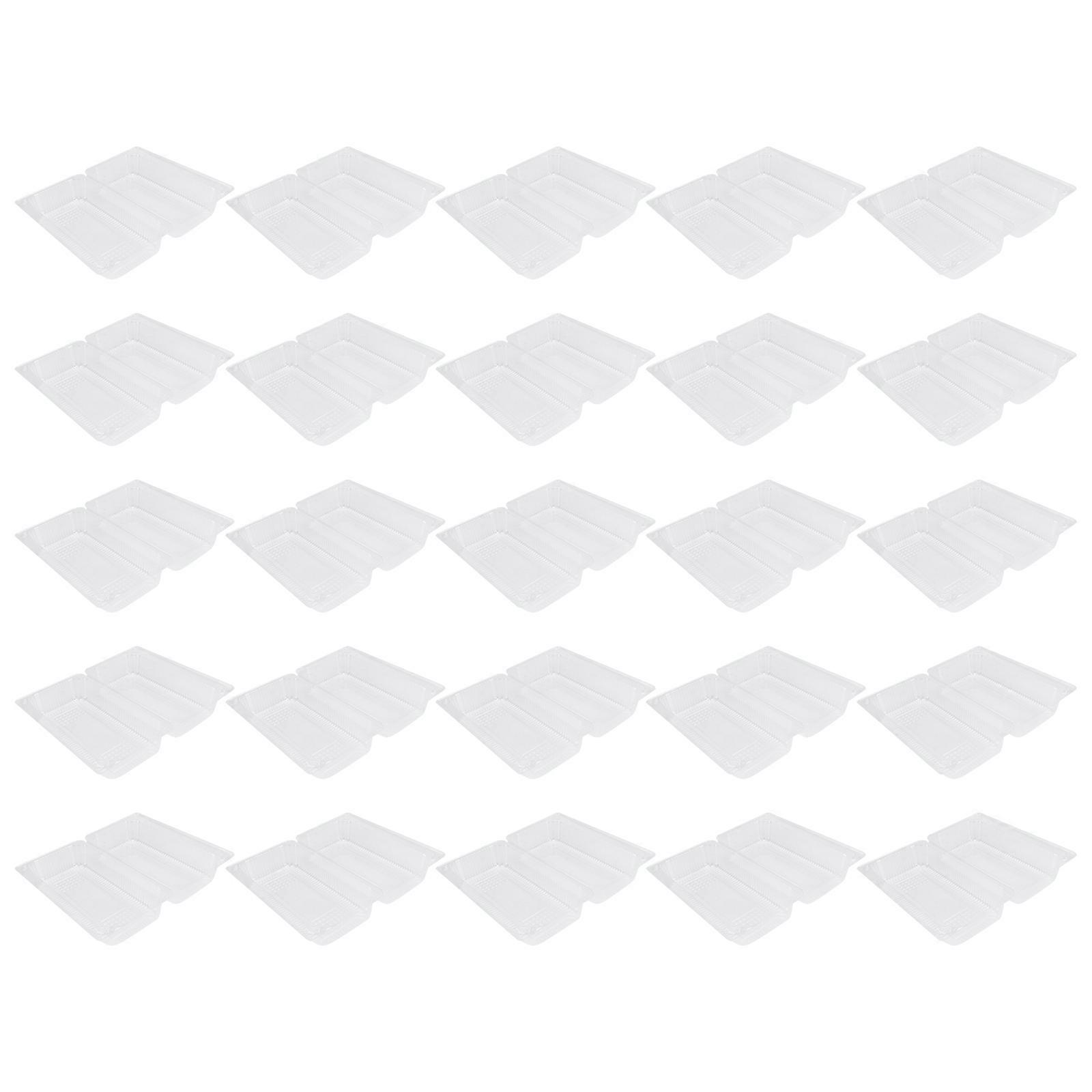 Dessert Box Cake Box Home Kitchen Use Rectangular Simple Design 25Pcs