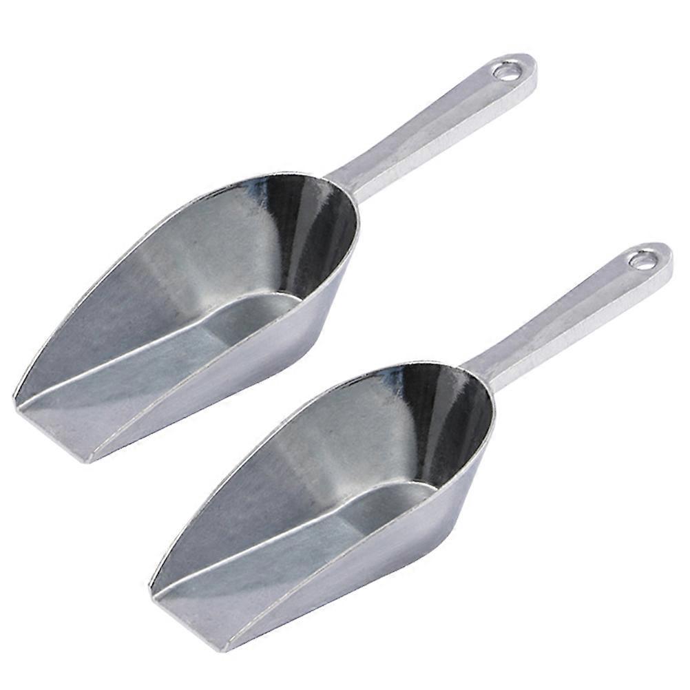 2PCS Silver Aluminum Alloy Ice for Bar Use with Square Mouth Design and Anti Rust Property
