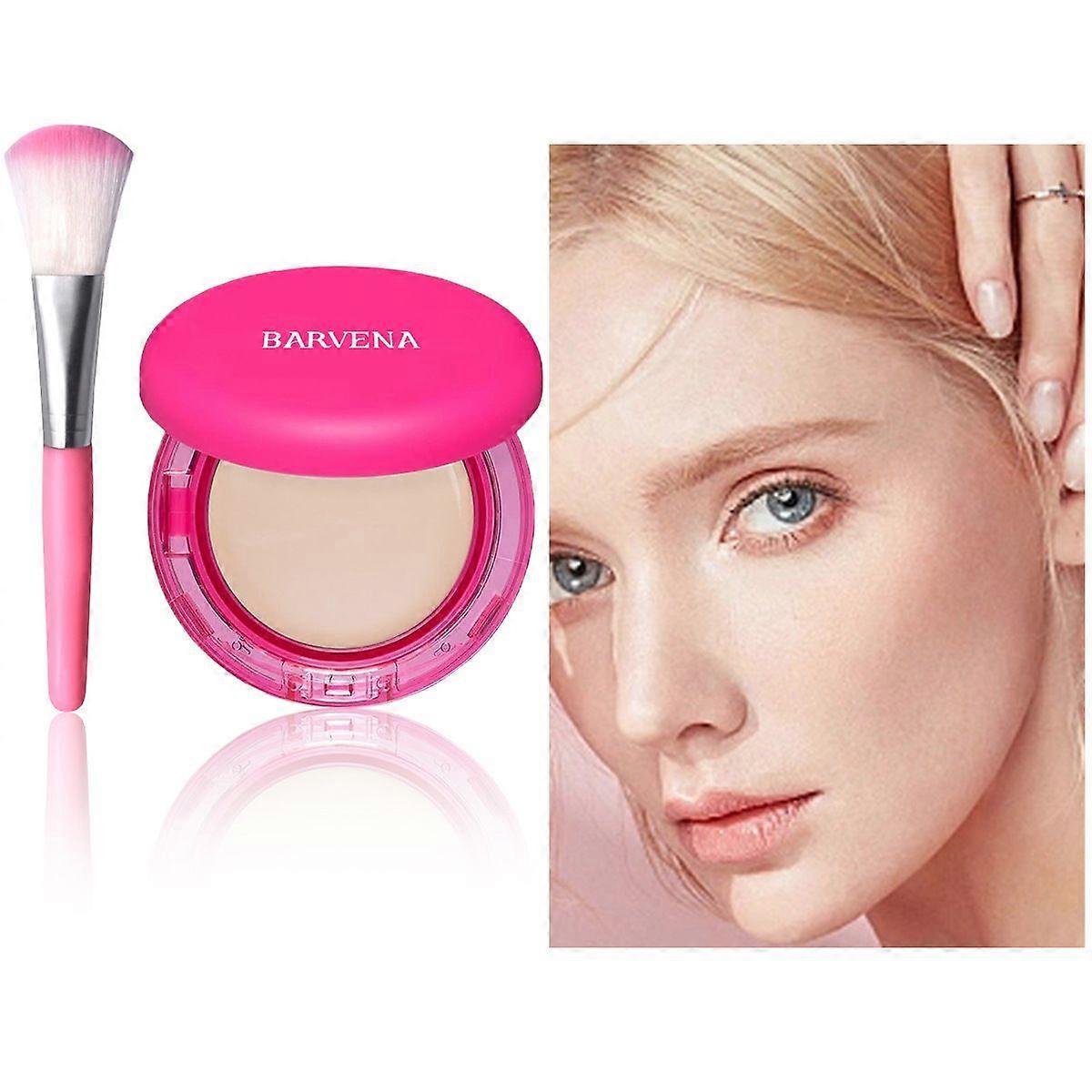 Balm Foundation,Hydrating Moisturizing Serum Foundation,Age-Defying Makeup Mature,Natural,Medium Buildable Coverage Powder,Blur Fine Lines,Smooth Text