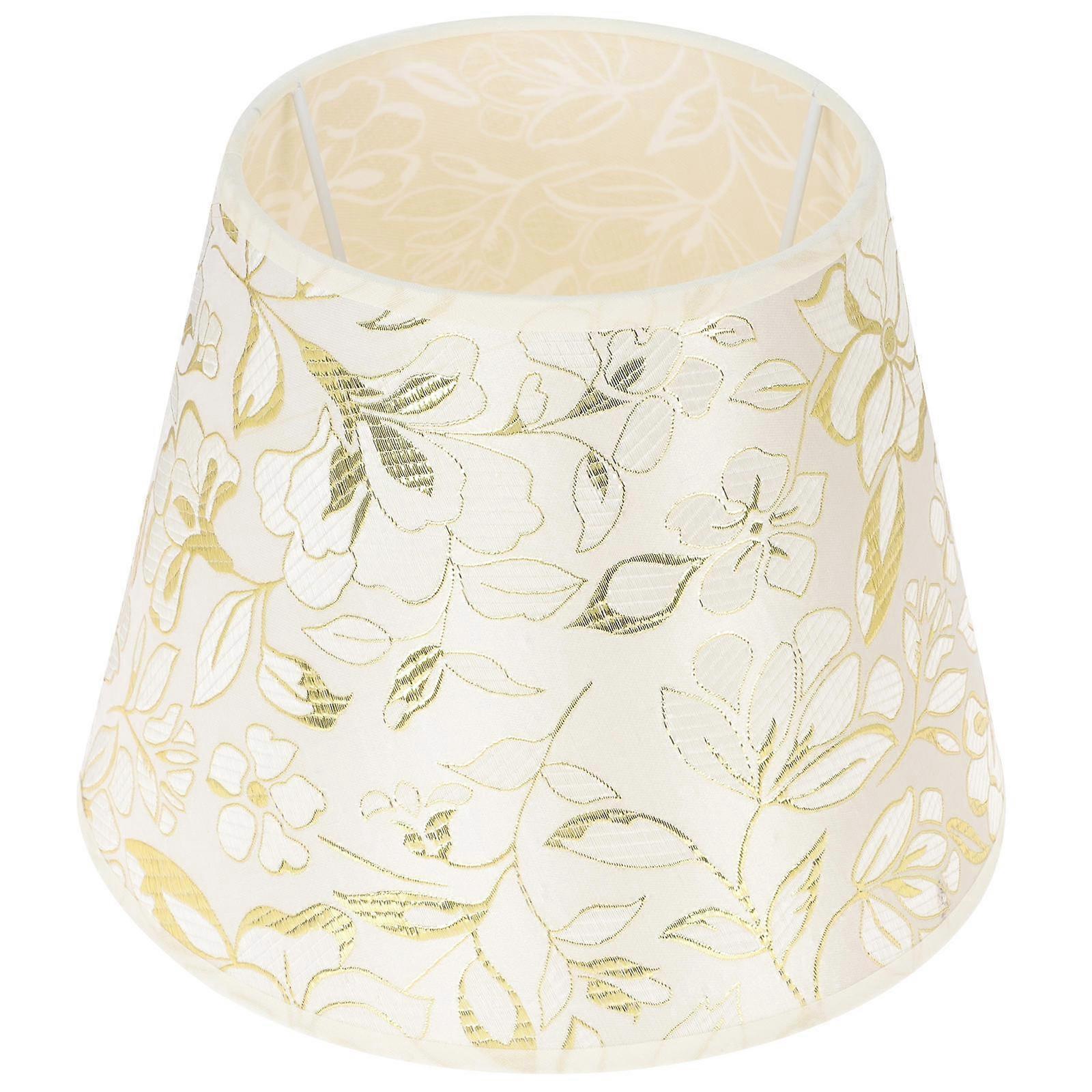 Simple Yet Charming Drum Shape Lampshade For Wall Lamp Yellow 22x17cm 1Pcs