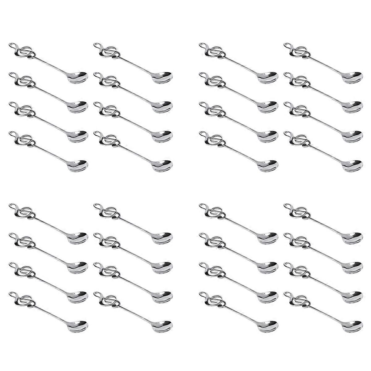 8Pcs Stirring Spoon Coffee Spoon Stainless Steel Flatware