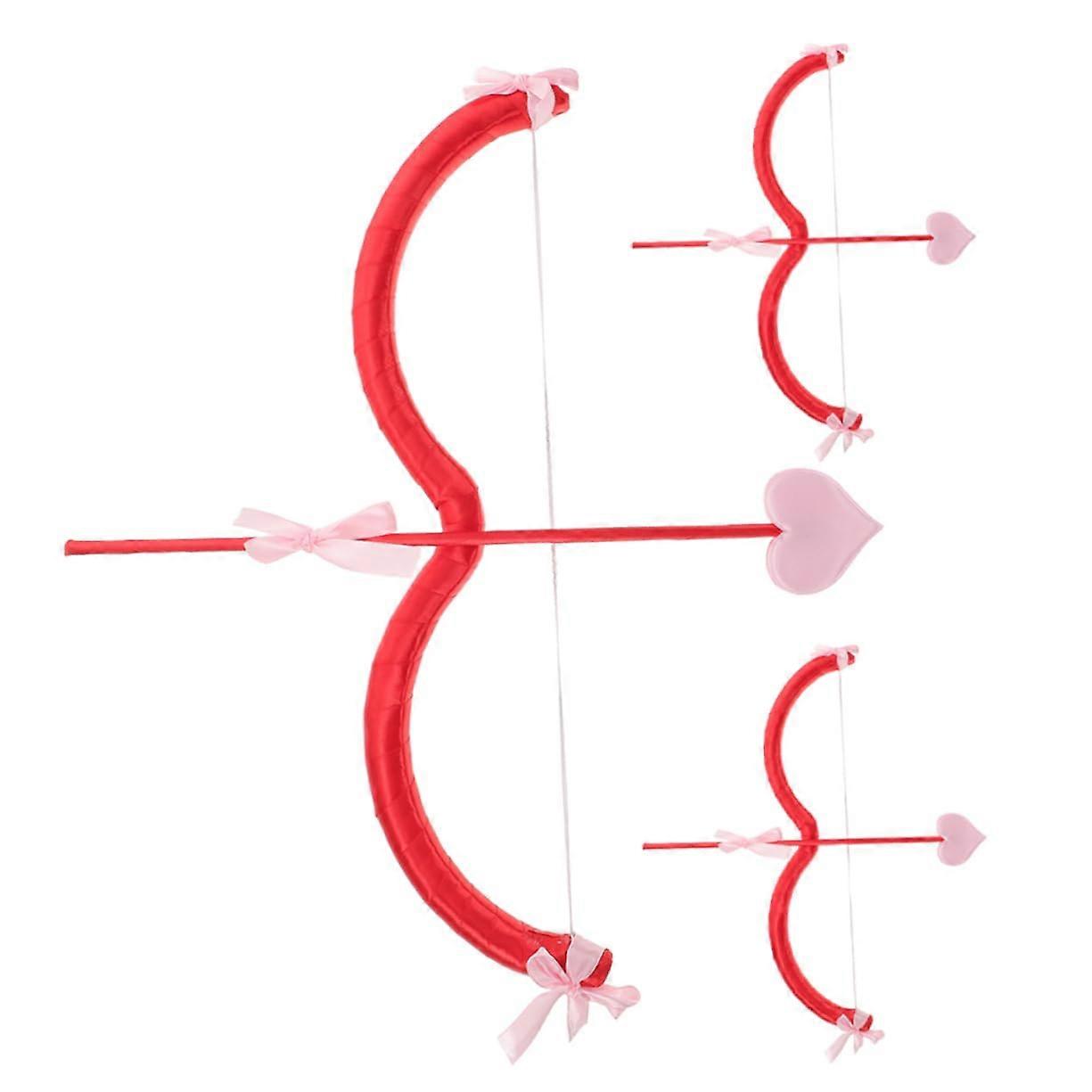 Amor Set Costume Accessories 3 Sets with Bow and Cup for Valentine's Day, Halloween, and Themed Parties