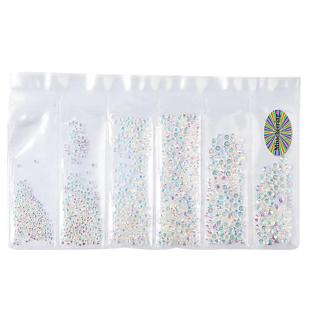 Rhinestone For Nails Small Rhinestones Women Nail Decorations Diy Manicure Professional Use Glass Material 1364Pcs