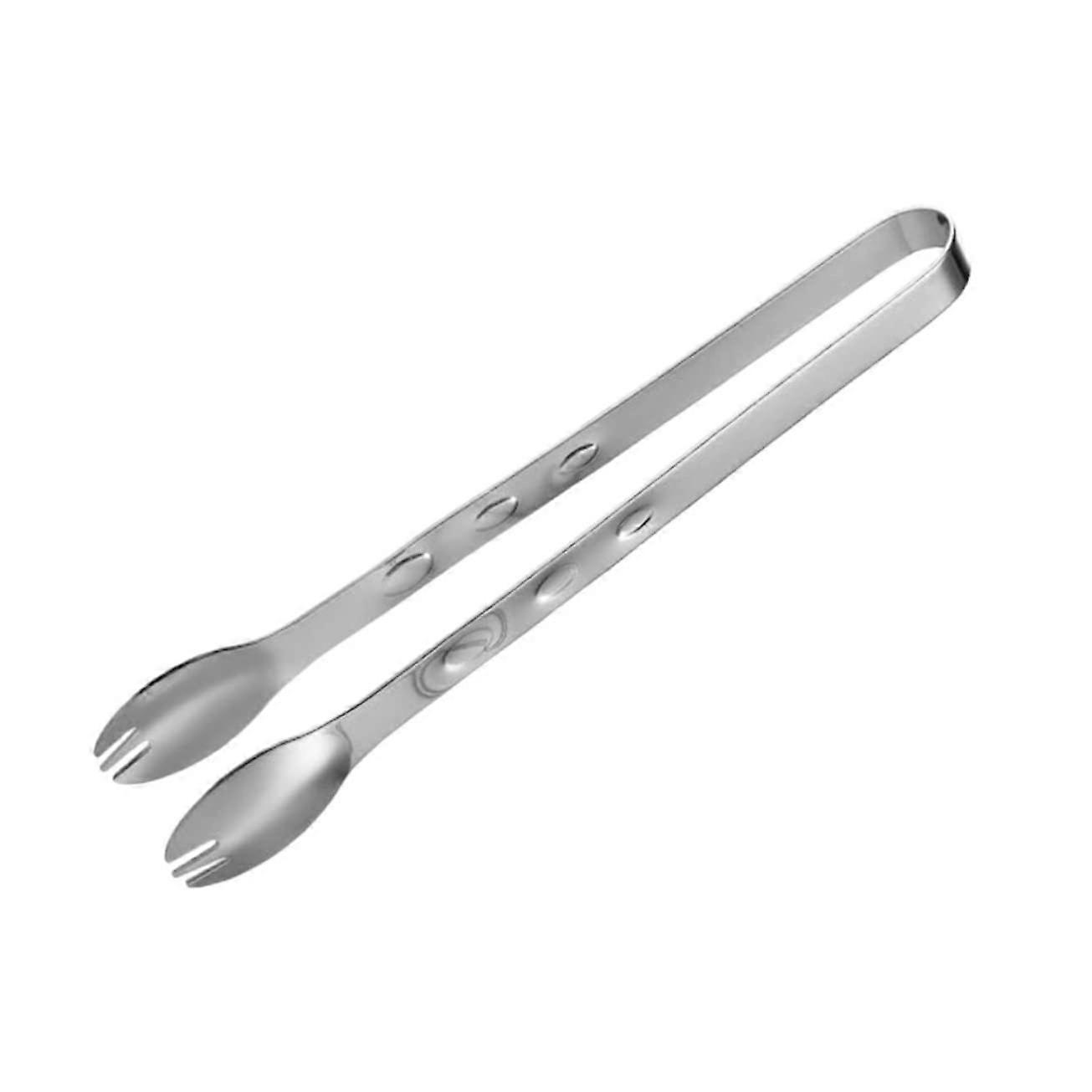 1 piece ice cube tongs heatresistant stainless steel versatile for food snacks sugar cubes with nonslip design for buffets and parties