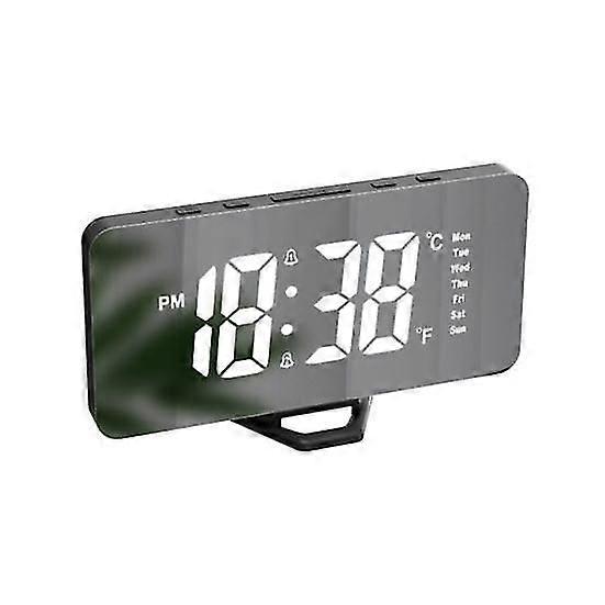 Digital Clock Real-time Temperature Alarm No Harshness Simple Students Children Alarm Clock Dorm Accessory