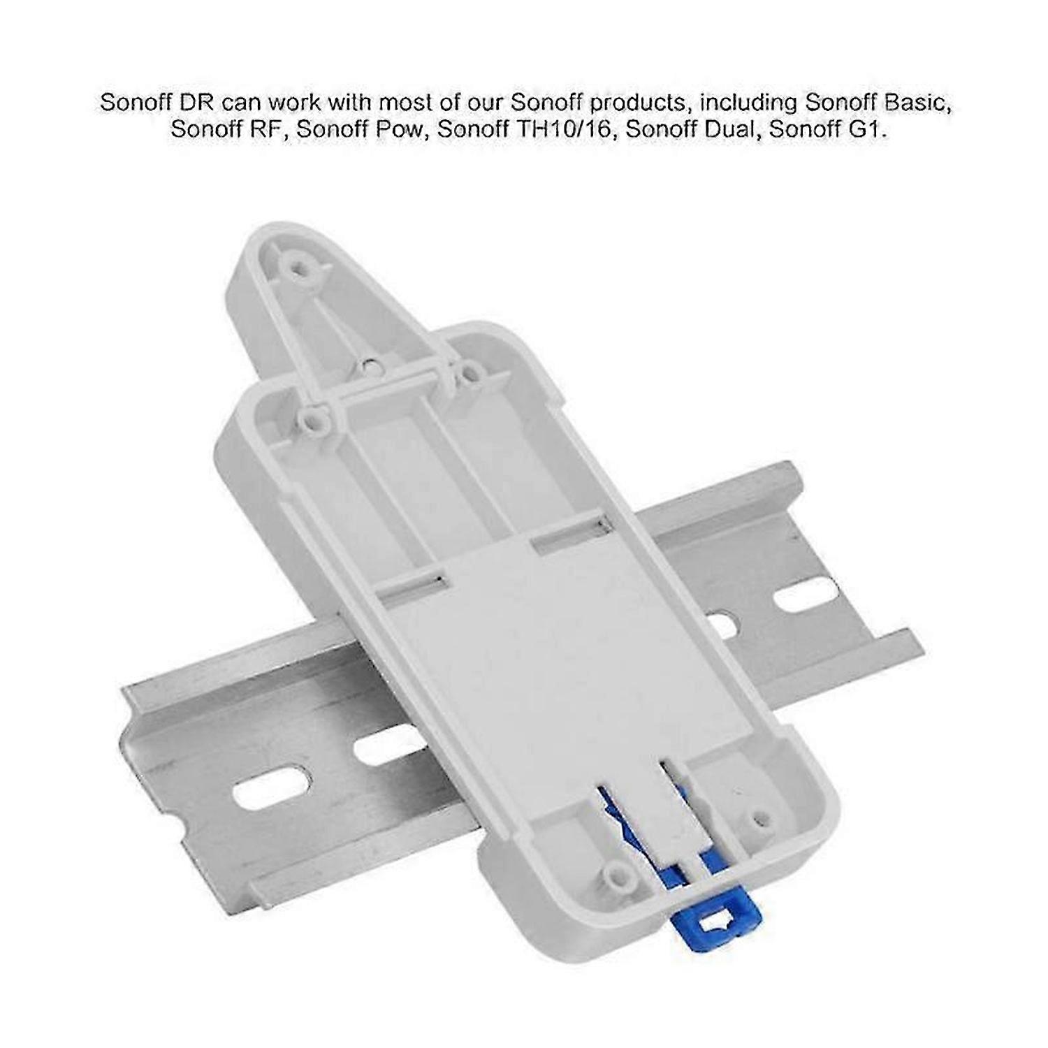 Sonoff DR DIN Rail Tray Mounted Rail Case Holder Works With Sonoff Basic