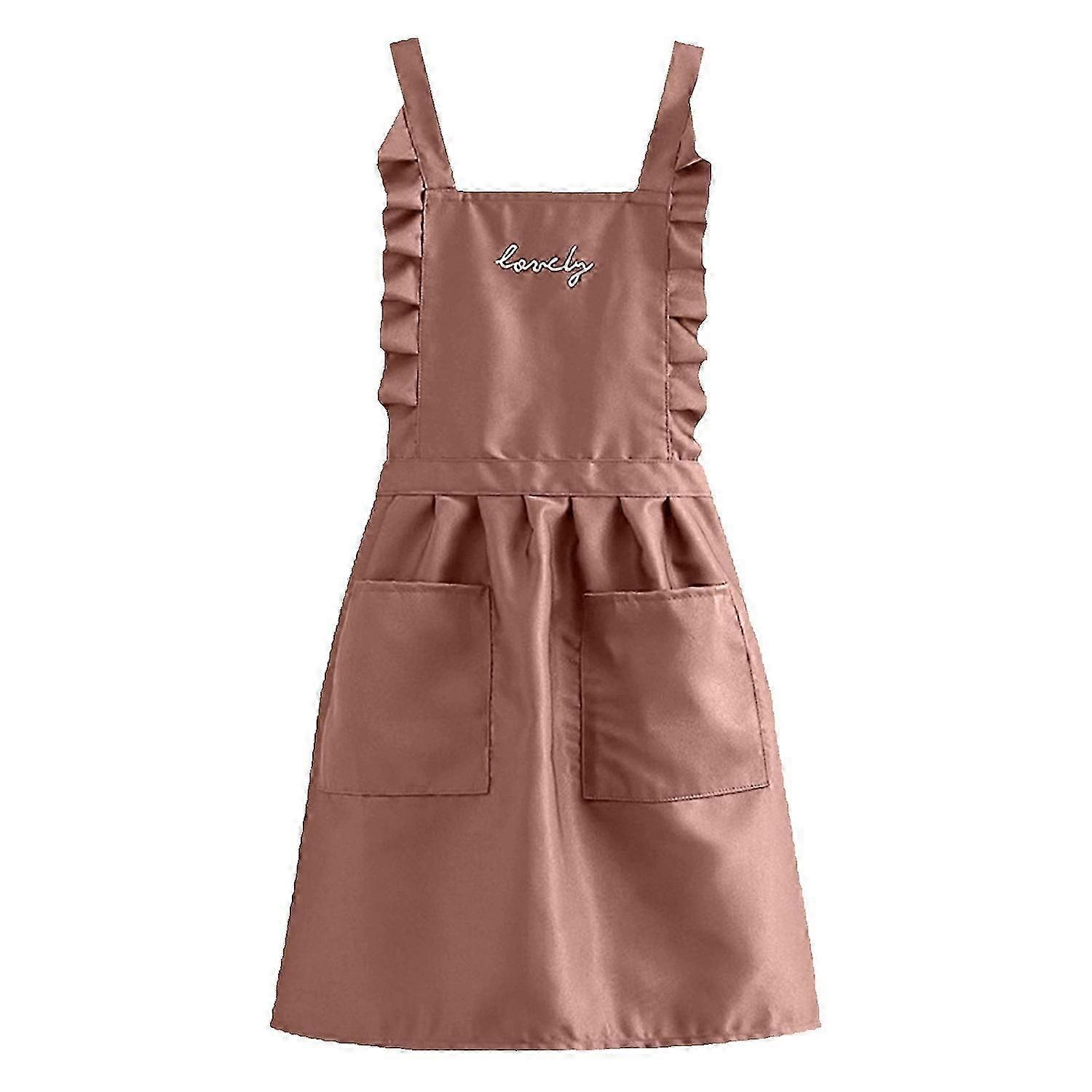 2025 Latest Model Kitchen Apron with Pockets Strap Adjustable Breathable Thin