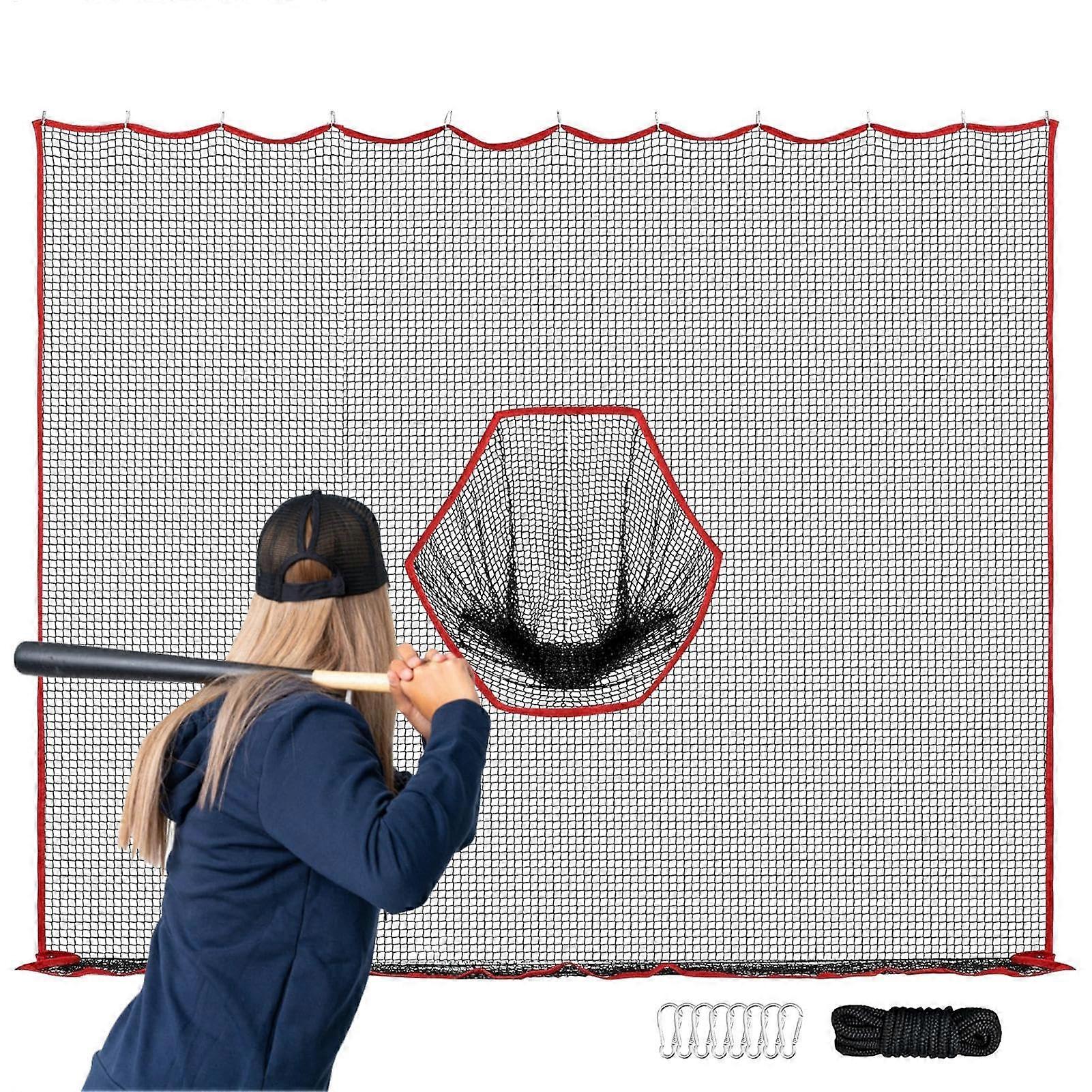 Golf Hitting Net 10x10 ft Heavy Duty Sports Netting for Backyard Practice, Swing, Driving, Chipping, Sturdy Training Aid