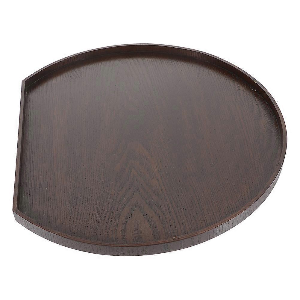 Decorative Serving Board Wood Material Japanese Style Hotels Restaurants Tea Serving Tray 1Set