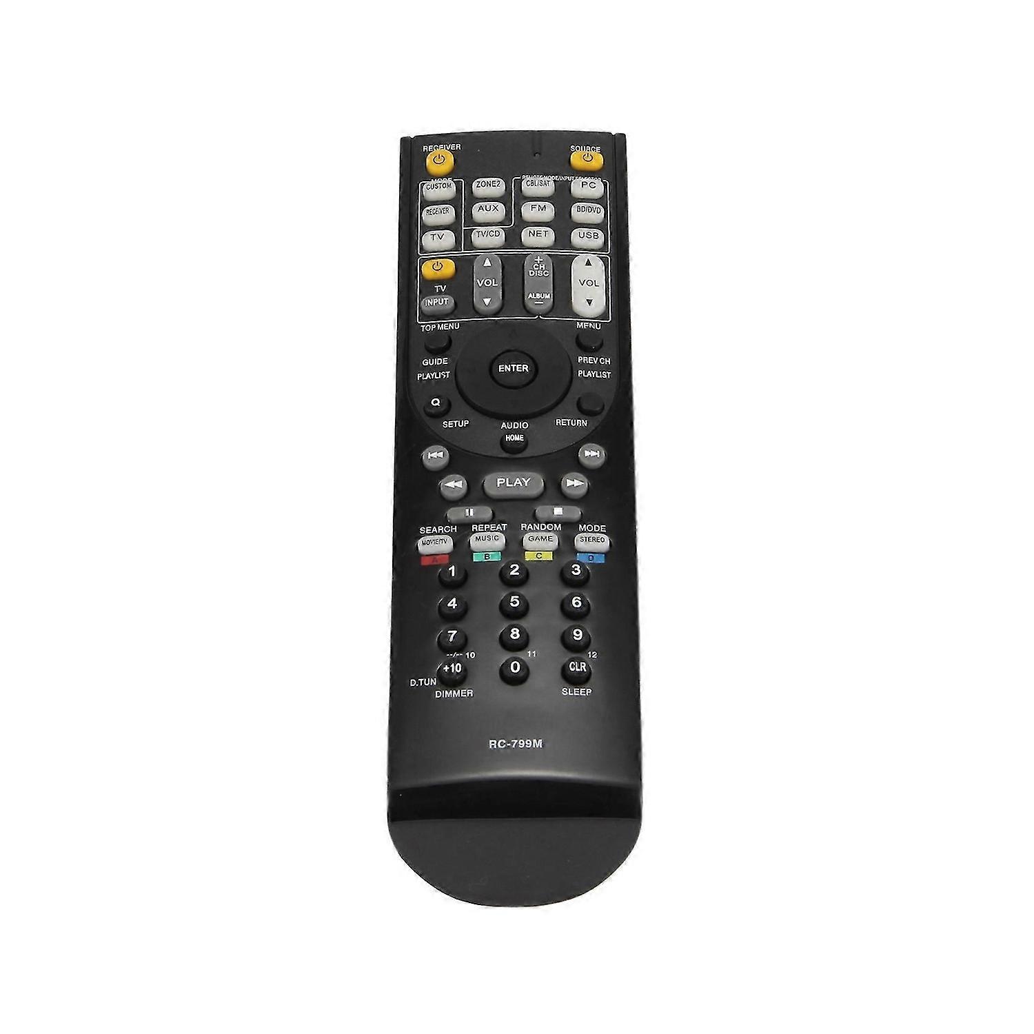 Remote Control for Onkyo RC-799M HT-R391 HT-R558 HT-R590 HT-R591 HT-S5500 RC-834M RC-737M RC-812M RC