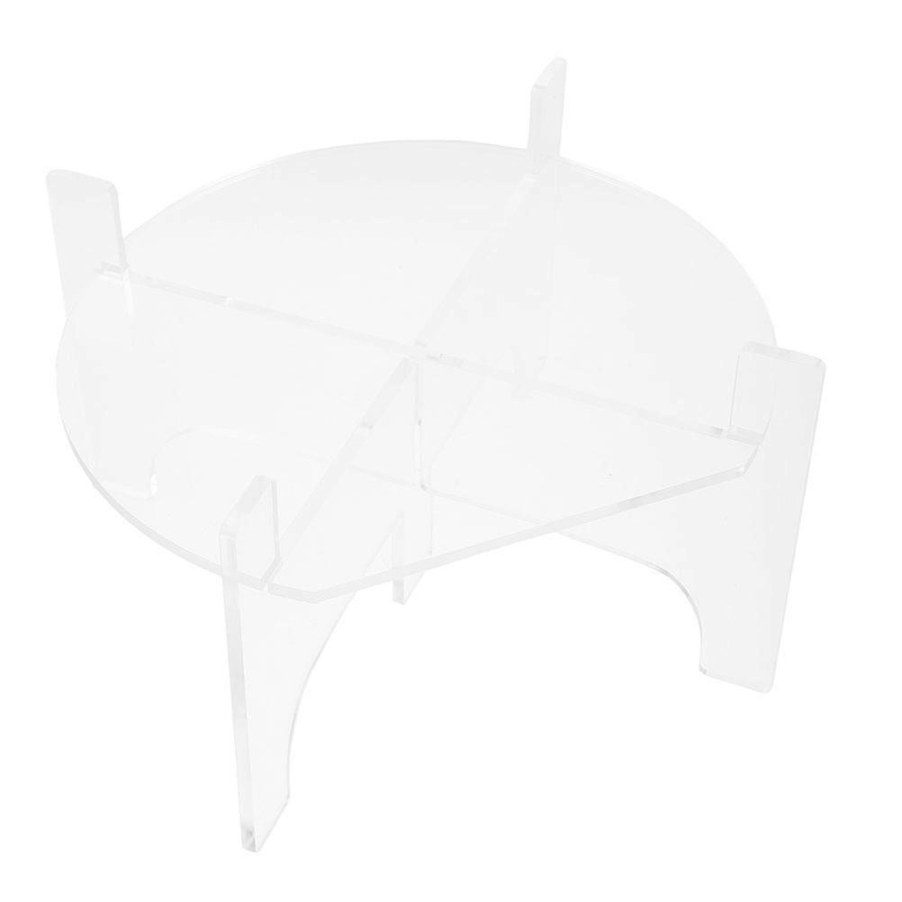 Elegant Transparent Acrylic Beverage Dispenser Stand with Integrated Serving Tray for Snacks and Desserts – Sturdy Design for Home and Party Use