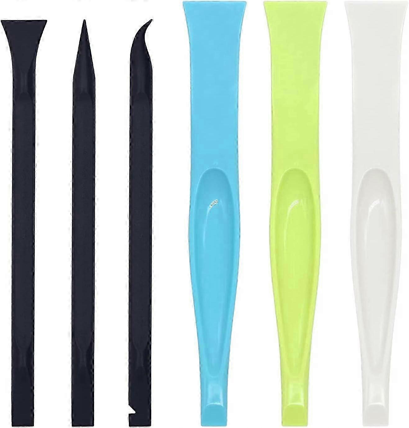 Plastic Scraper Tool Carbon Fiber Multi-Purpose (6pcs)