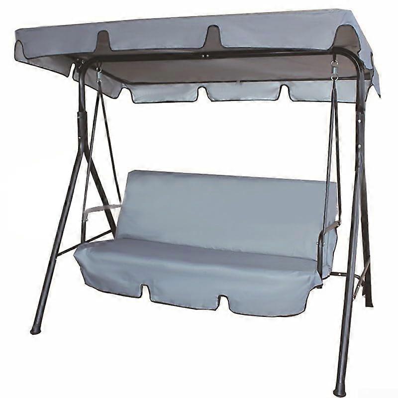Rocking Chair Canopy Replacement for 3 Seater Swing Seat, Waterproof, Windproof, UV Protection for Outdoor Garden