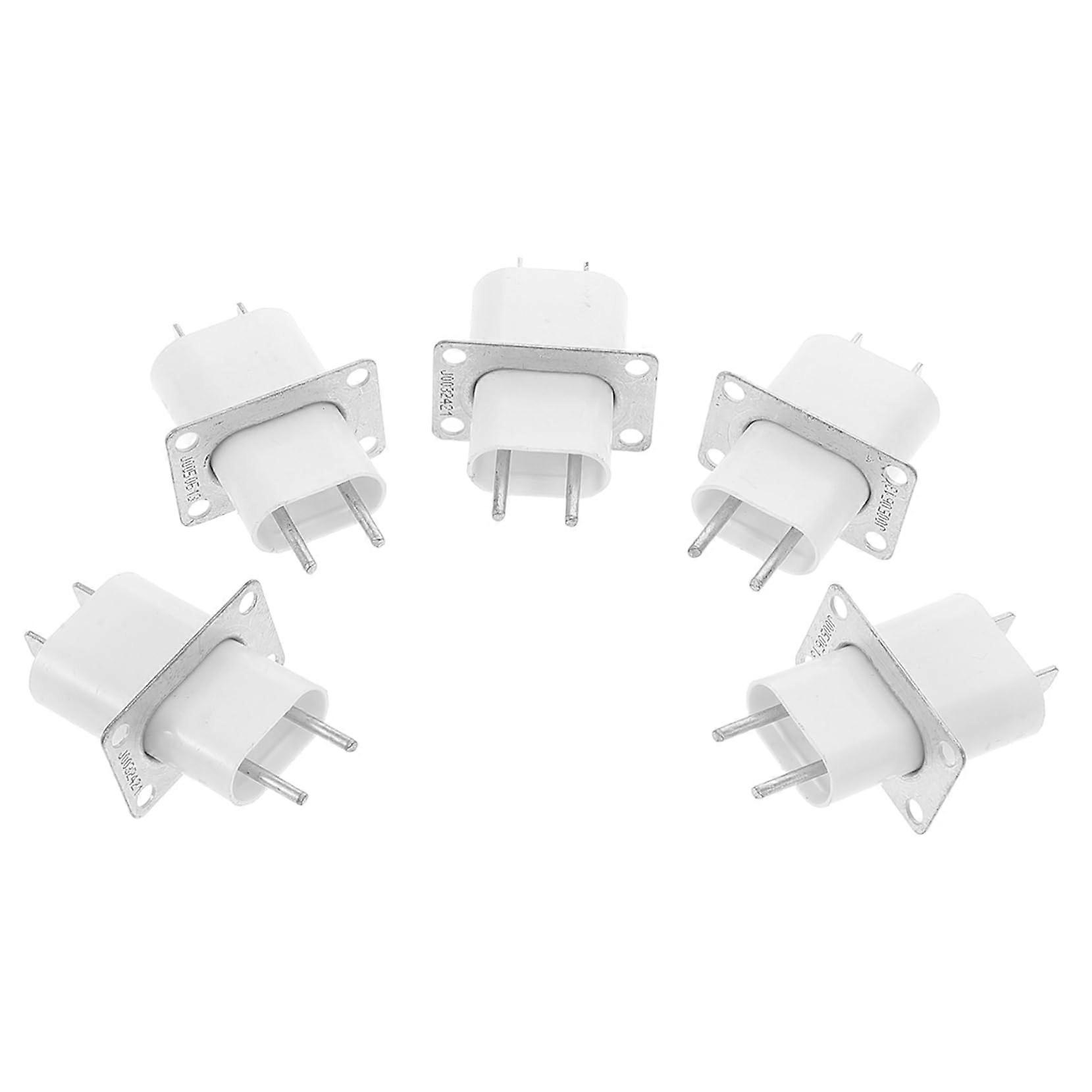 microwave magnetron socket outlets with feedthrough capacitor for easy repairs