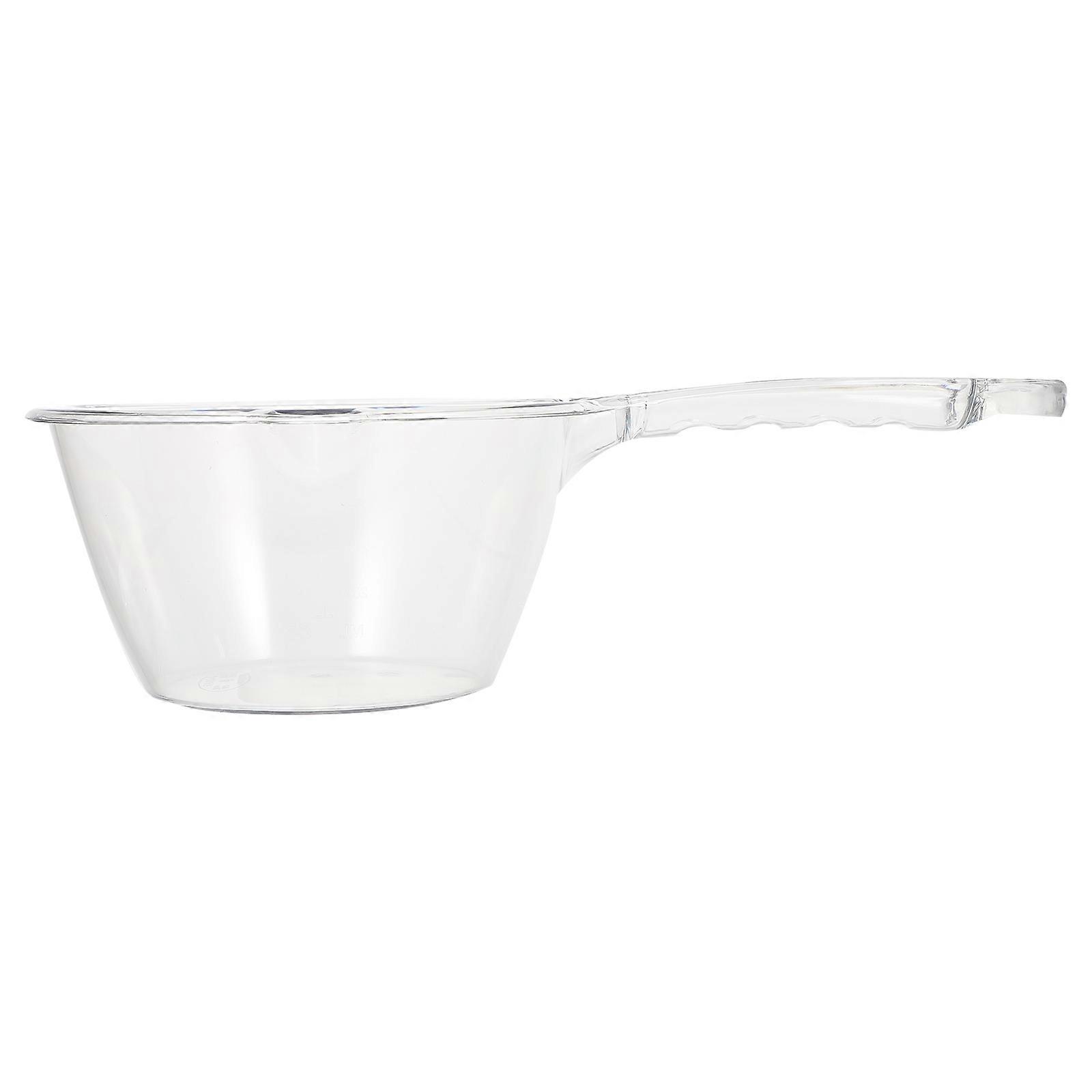 Ergonomically Designed Handle Plastic Water Ladle for Baby Bath 12.97X7.47X3.54IN 1Pc