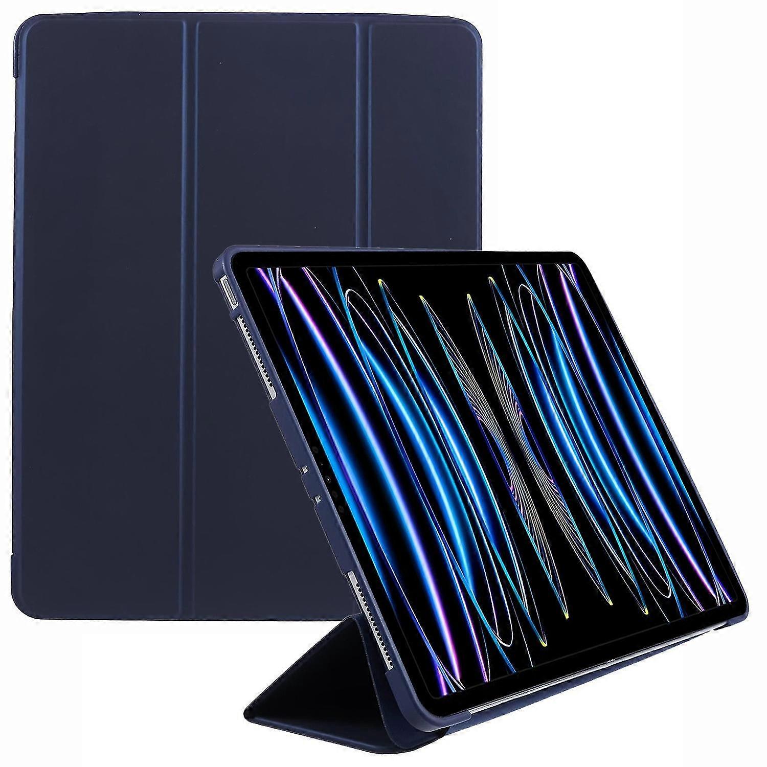 Tri-Fold Stand Shockproof TPU Leather Tablet Smart Cover Case Shell for Compatible Tablet Models