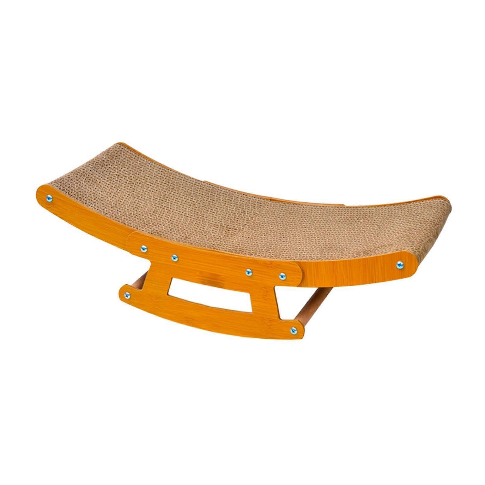 Cat Swing Hammock Bed, Cat Lounge Bed, Corrugated Paper Rocking Chair, Cat Scratcher for Small Dogs, Indoor Cats, Rabbit