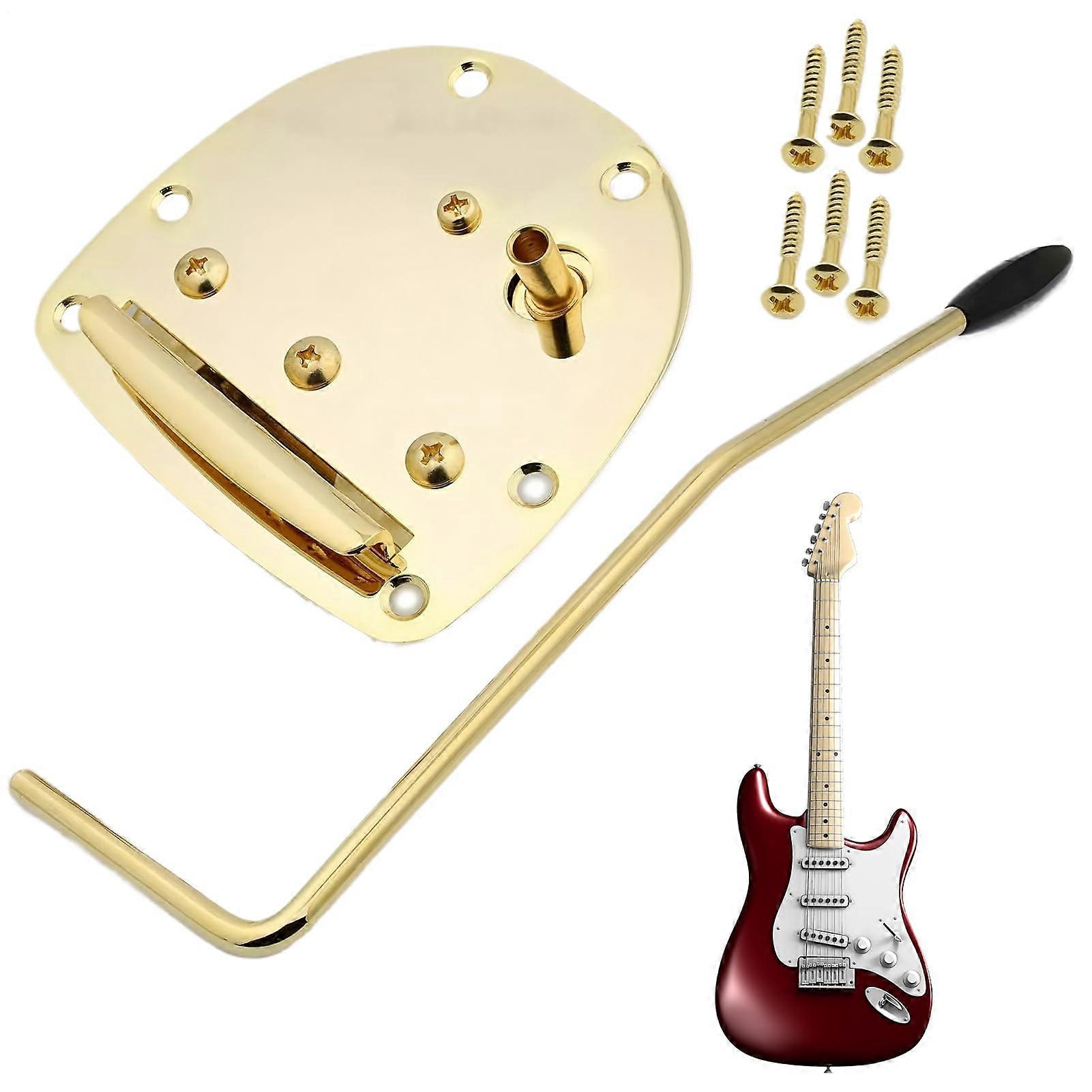 EGuitar Tremolo Bridge Guitar Spring Stabilizer System Zinc Alloy Vintage String Retainer Replacement for Stage Gold