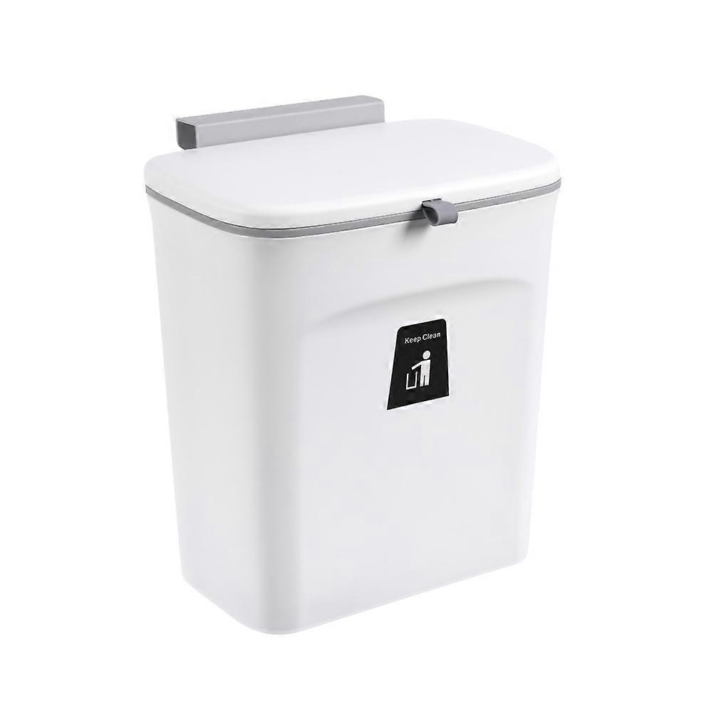 Wall Mounted Trash Can with Plastic for Home Easy Installation 1Pc
