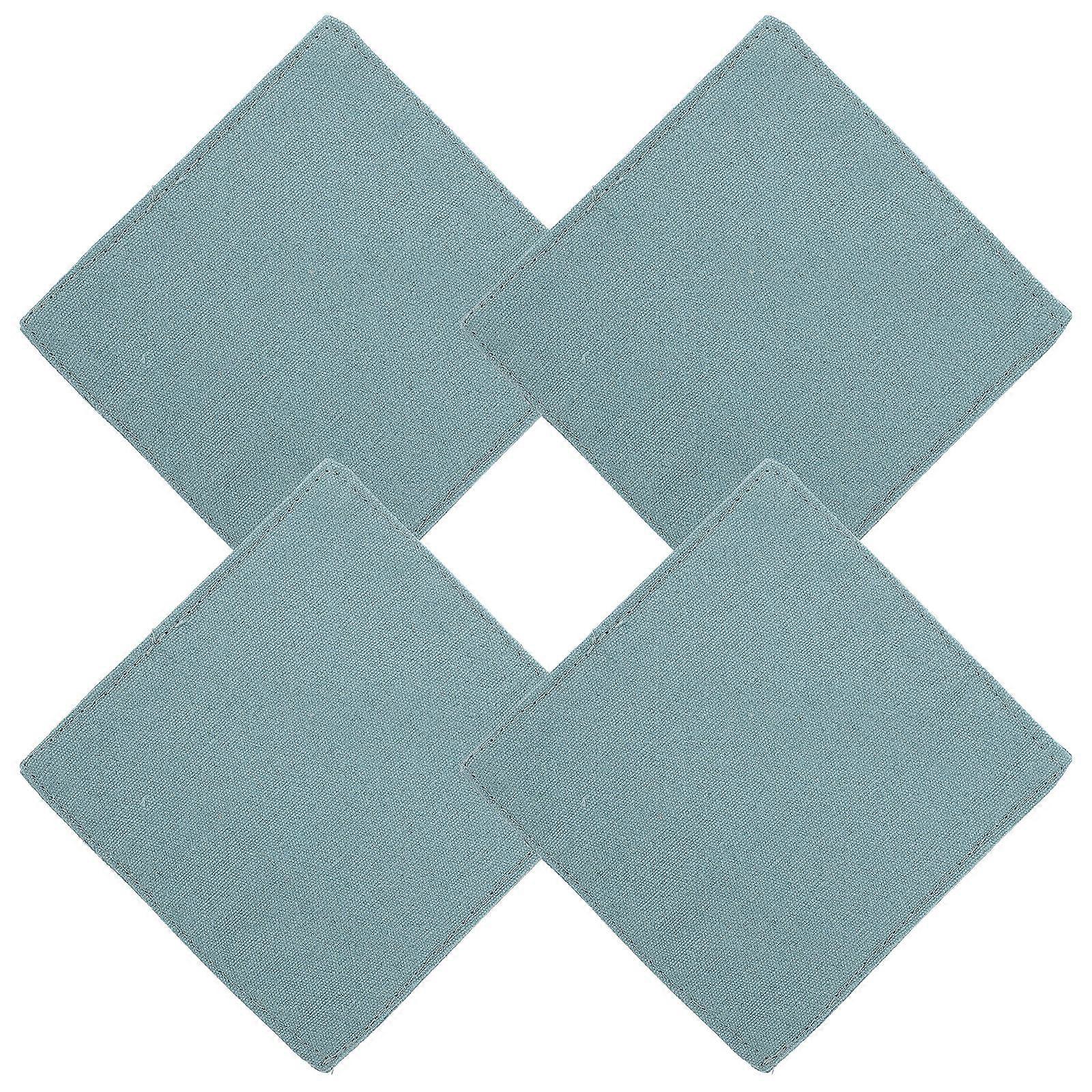 Creative Coasters Desk Coaster NonSlip Canvas Material SkyBlue Color
