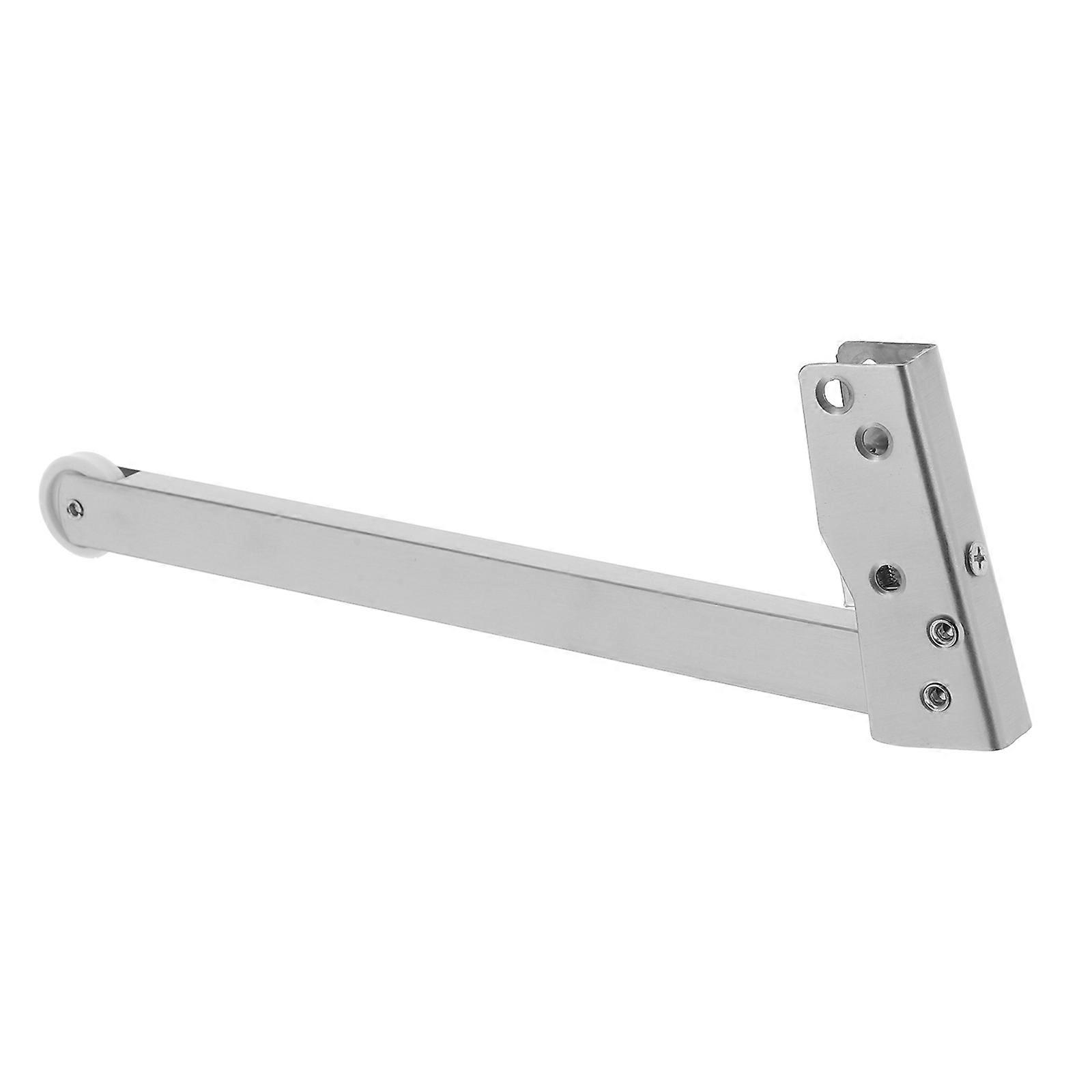 Heavy Duty Stainless Steel Automatic Door Closer with Slow Closing Safety Spring for Fire Rated Commercial Doors, Silver Finish