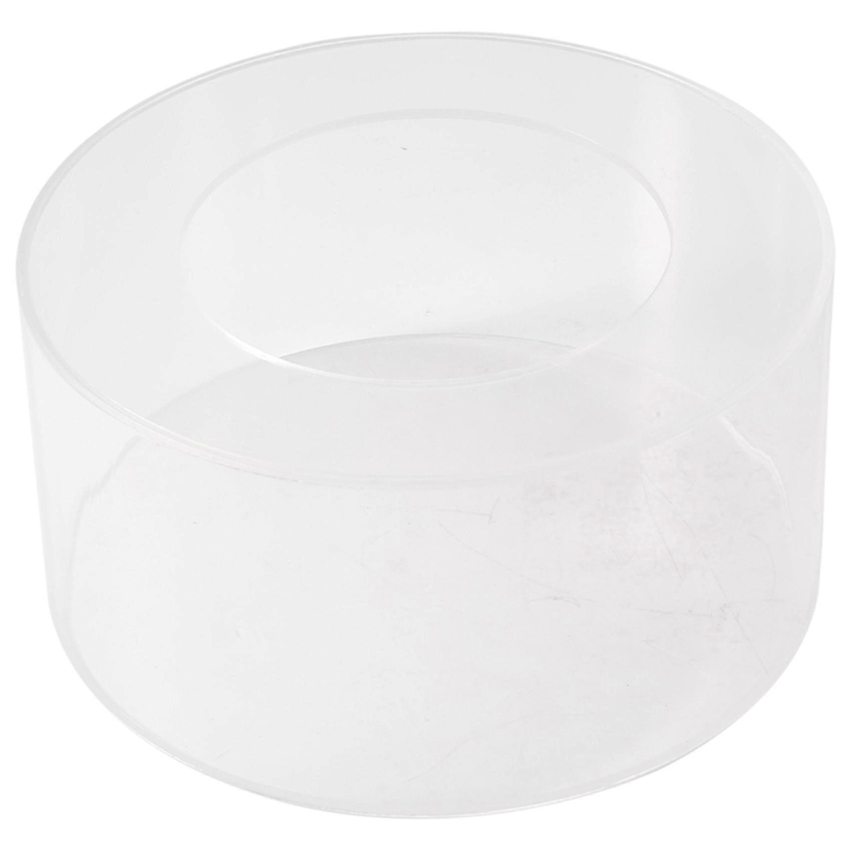 1Pc Round Acrylic Cake Display Board Cake Edge Smoother Scraper Cake Tray DIY Round Decor Cake Refillable Board(B)